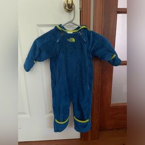 Fleece North Face Onesie 6-12 months